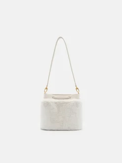 Panelled Bucket Bag - Chalk