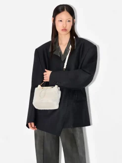 Panelled Bucket Bag - Chalk