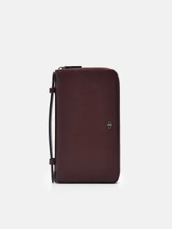 PEDRO Icon Leather Travel Organiser - Mahogany