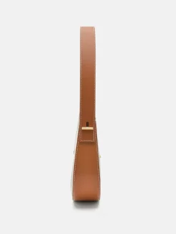 PEDRO Icon Turn-Lock Shoulder Bag - Cognac2