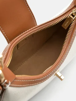 PEDRO Icon Turn-Lock Shoulder Bag - Cognac2