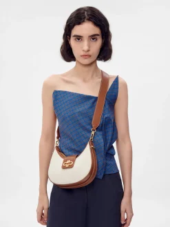 PEDRO Icon Turn-Lock Shoulder Bag - Cognac2