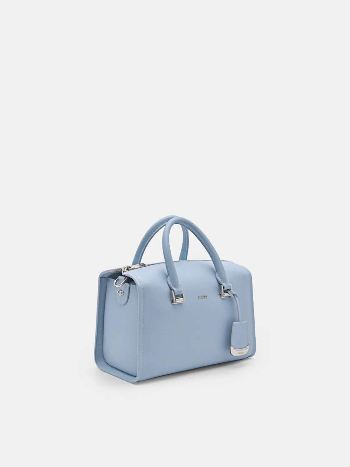 PEDRO Studio Ava Leather Bowling Bag - Slate Blue
