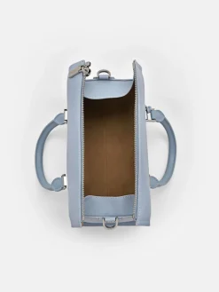 PEDRO Studio Ava Leather Bowling Bag - Slate Blue