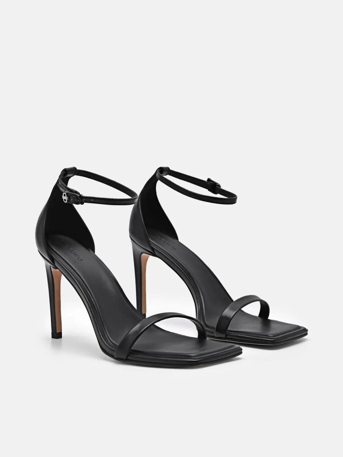 PEDRO Studio Donna Leather Heels - Black