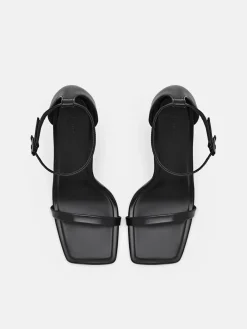 PEDRO Studio Donna Leather Heels - Black