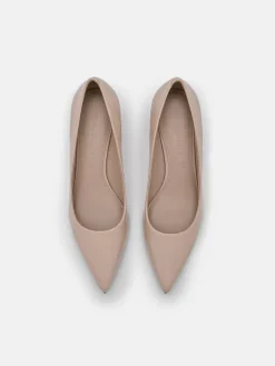 PEDRO Studio Ines Leather Pumps - Nude