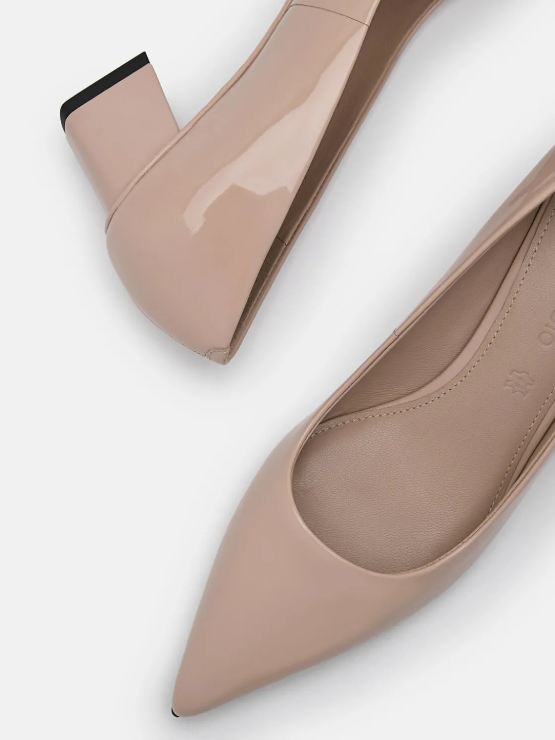 PEDRO Studio Ines Leather Pumps - Nude