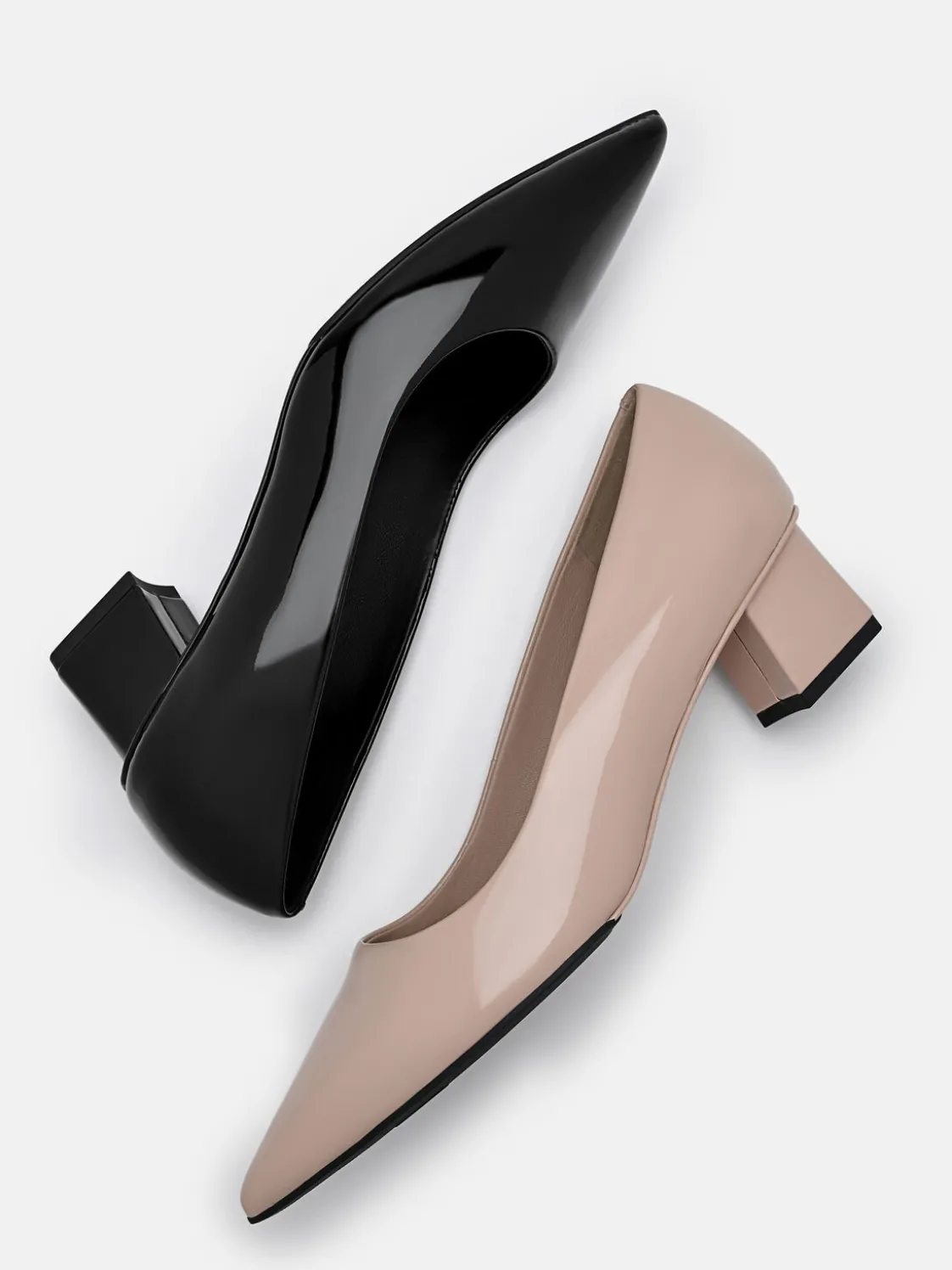 PEDRO Studio Ines Leather Pumps - Nude