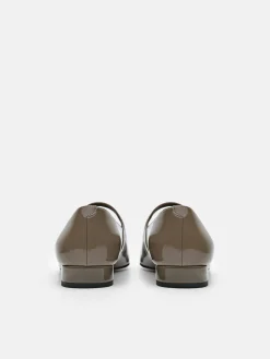 PEDRO Studio Leather Mary Jane Flats - Taupe