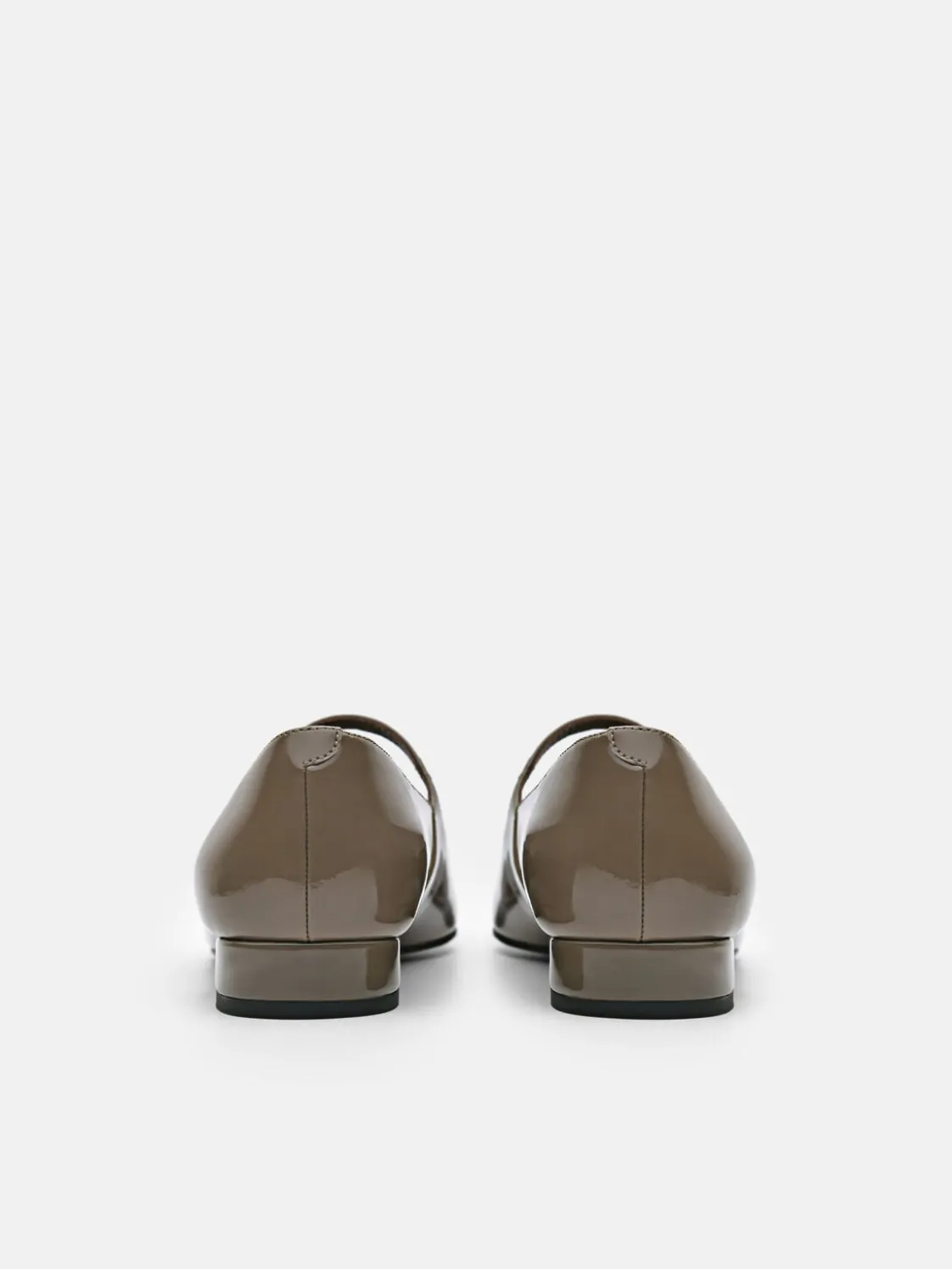PEDRO Studio Leather Mary Jane Flats - Taupe