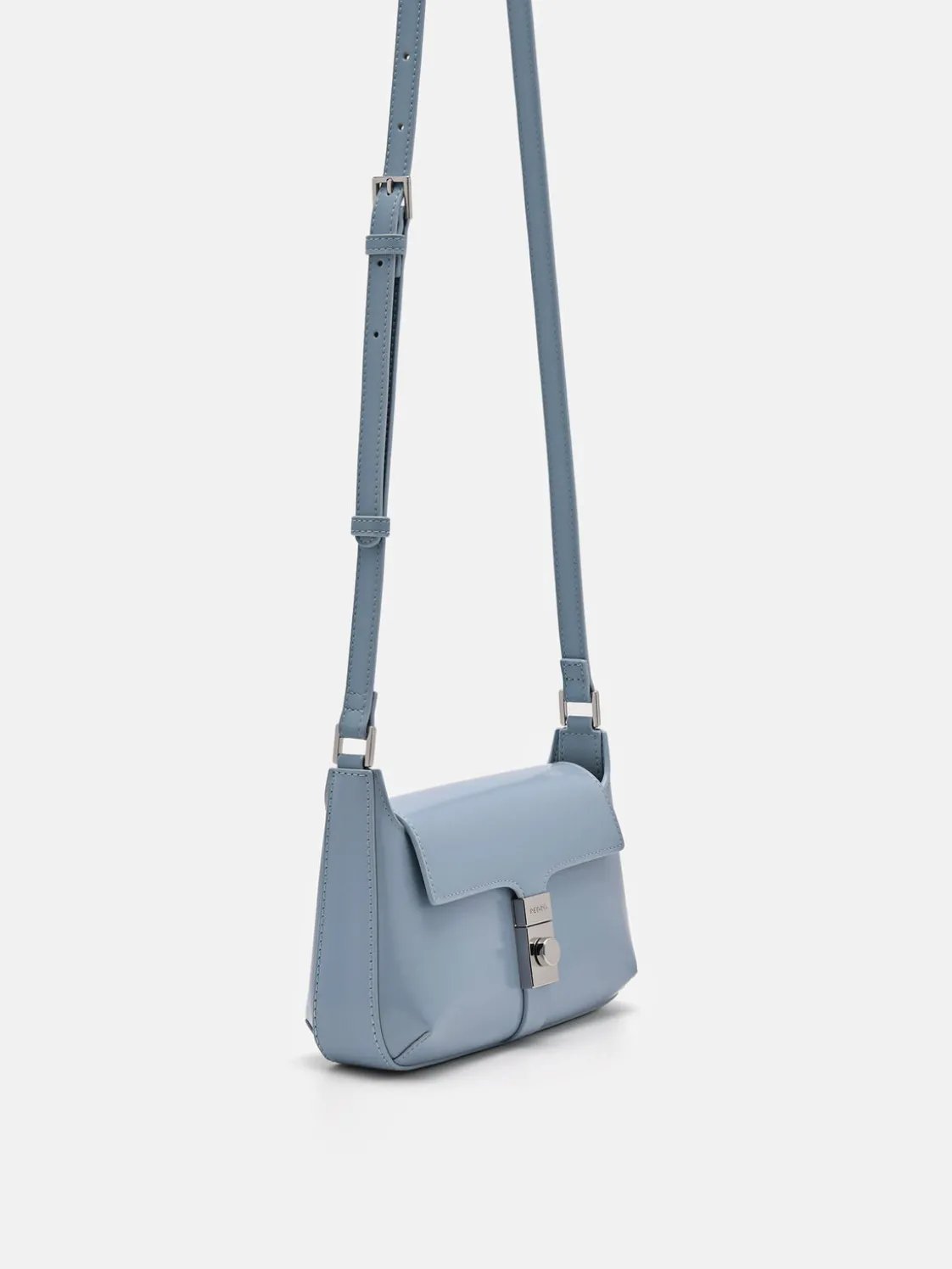 PEDRO Studio Leather Phone Pouch - Slate Blue