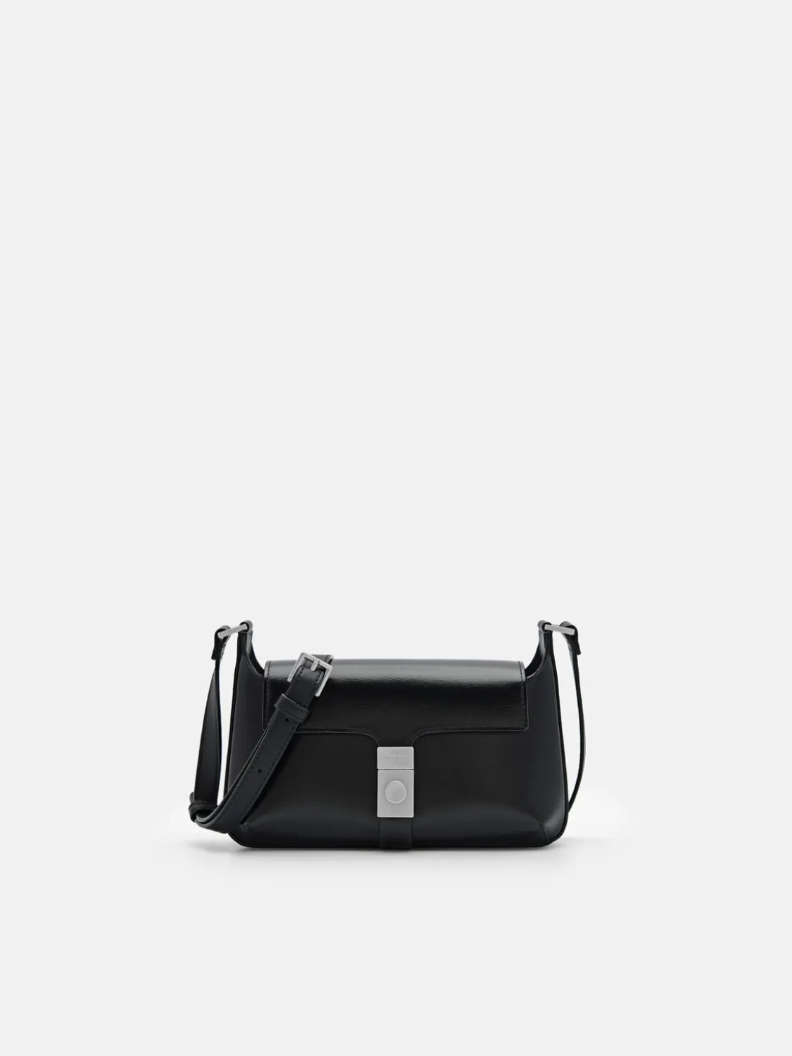 PEDRO Studio Leather Phone Pouch - Black