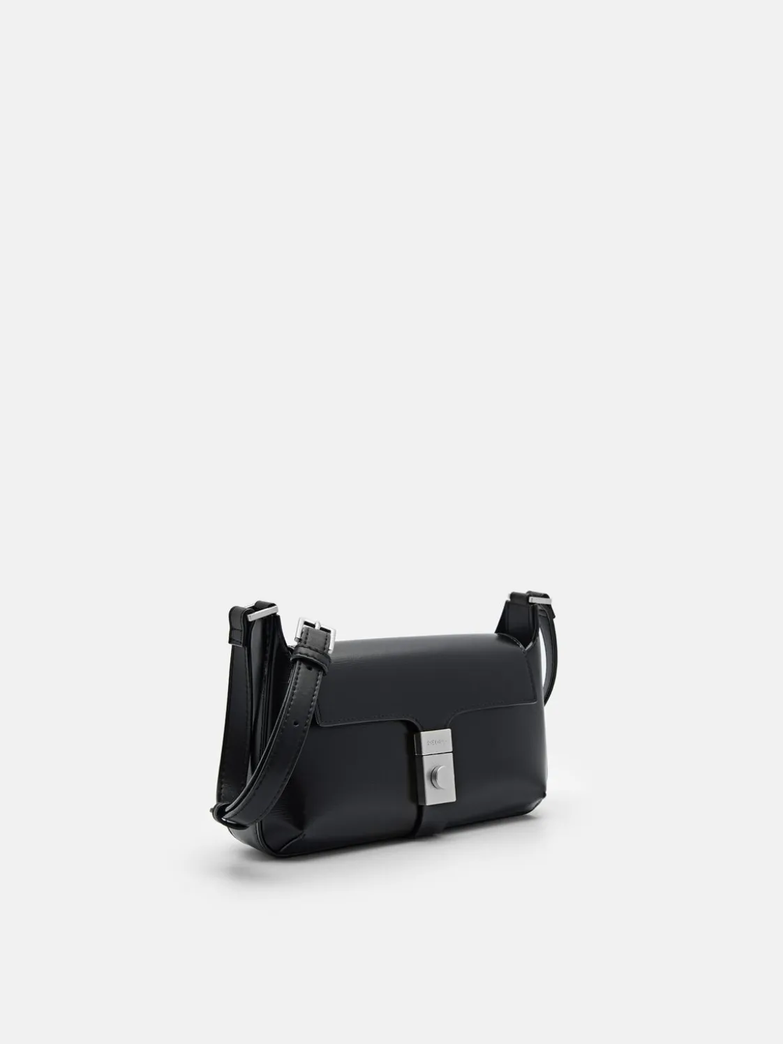 PEDRO Studio Leather Phone Pouch - Black