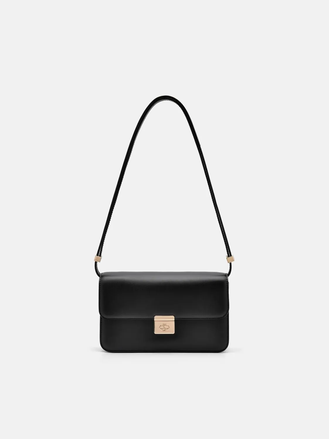 PEDRO Studio Leather Shoulder Bag - Black