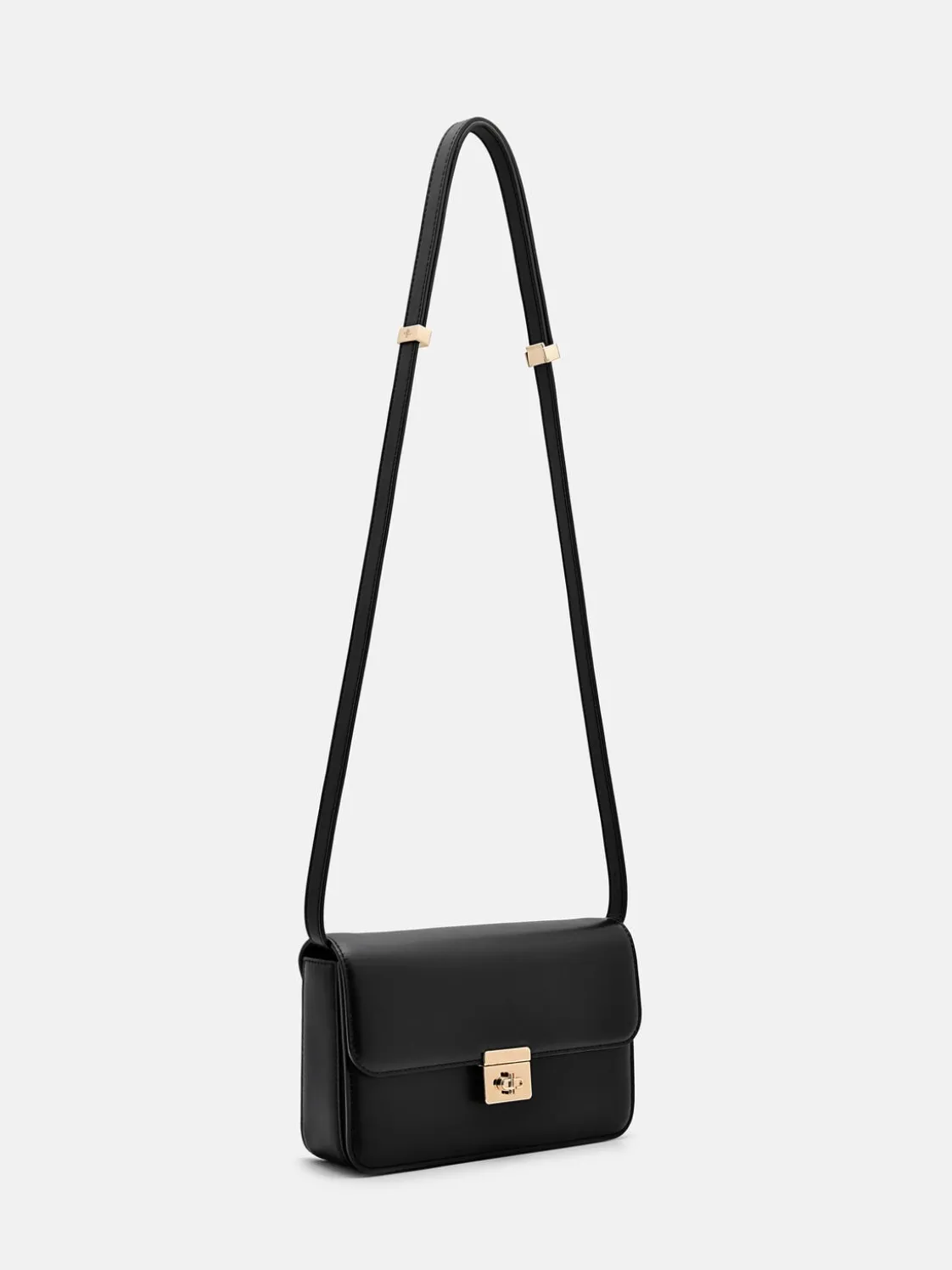 PEDRO Studio Leather Shoulder Bag - Black