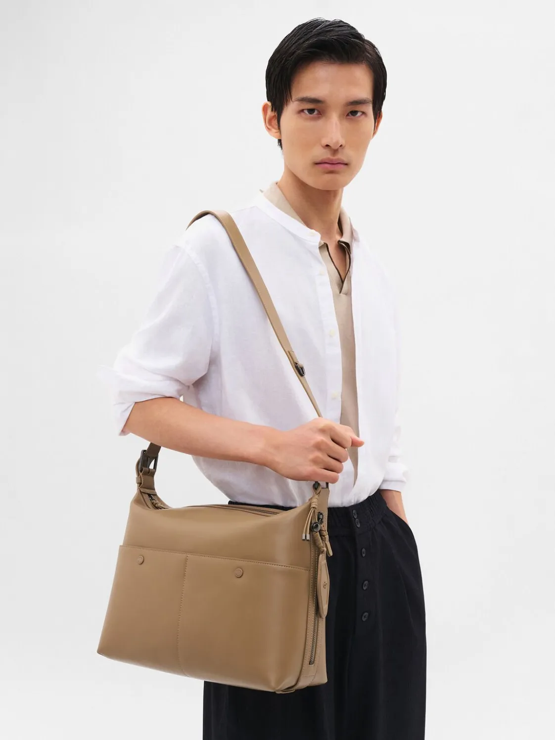 Pierce Crossbody Bag - Sand