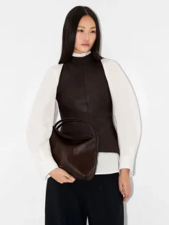 Ponyhair Hobo Bag - Dark Brown