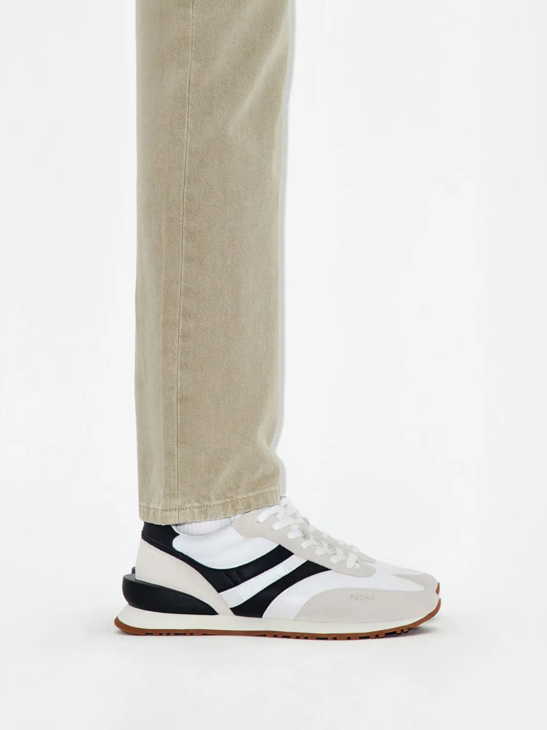 Powell Suede Sneakers - Light Grey