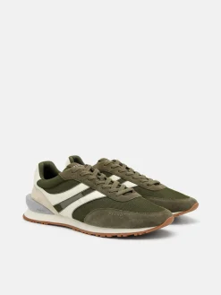 Powell Suede Sneakers - Military Green