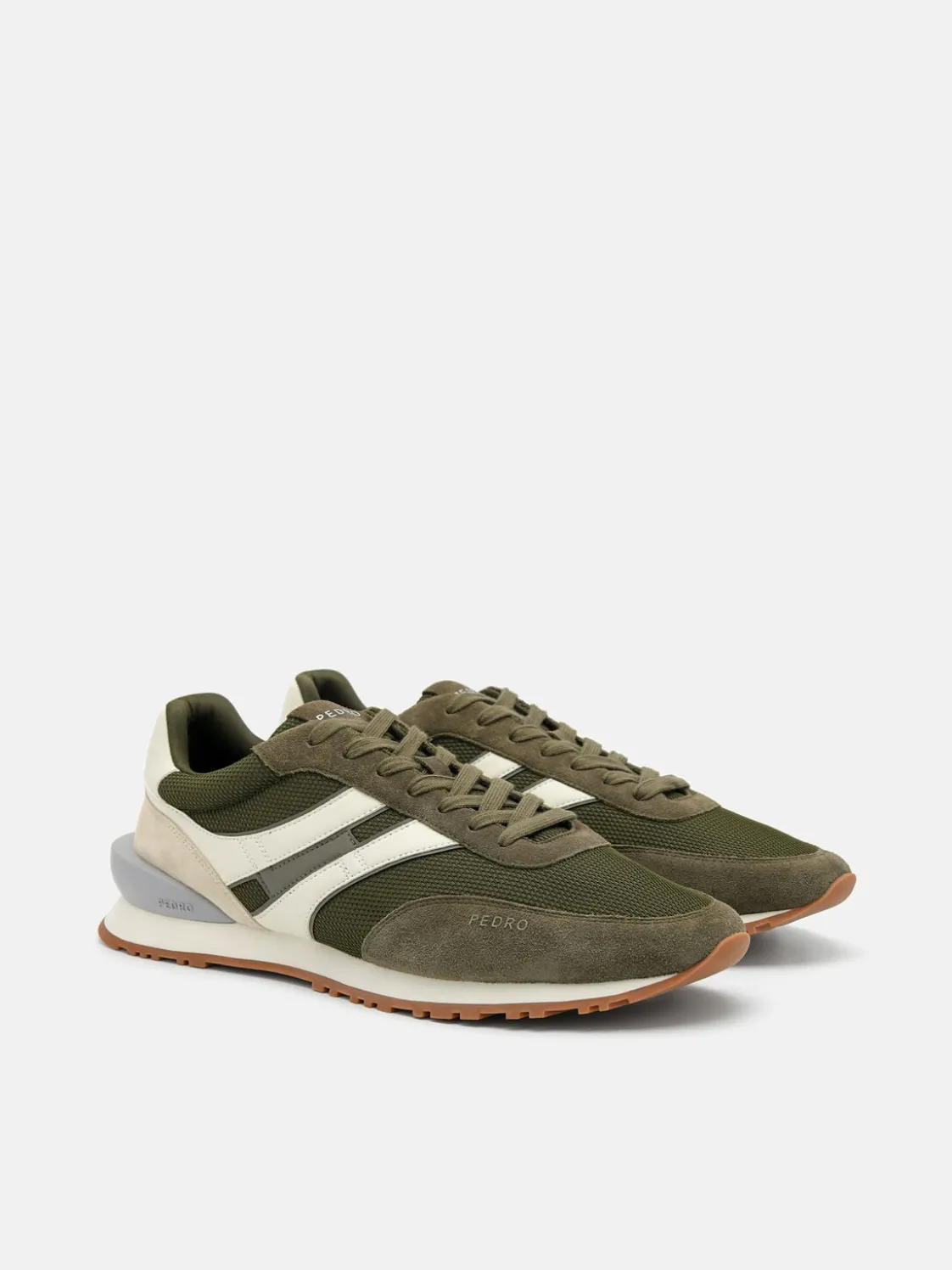 Powell Suede Sneakers - Military Green