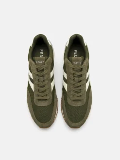 Powell Suede Sneakers - Military Green
