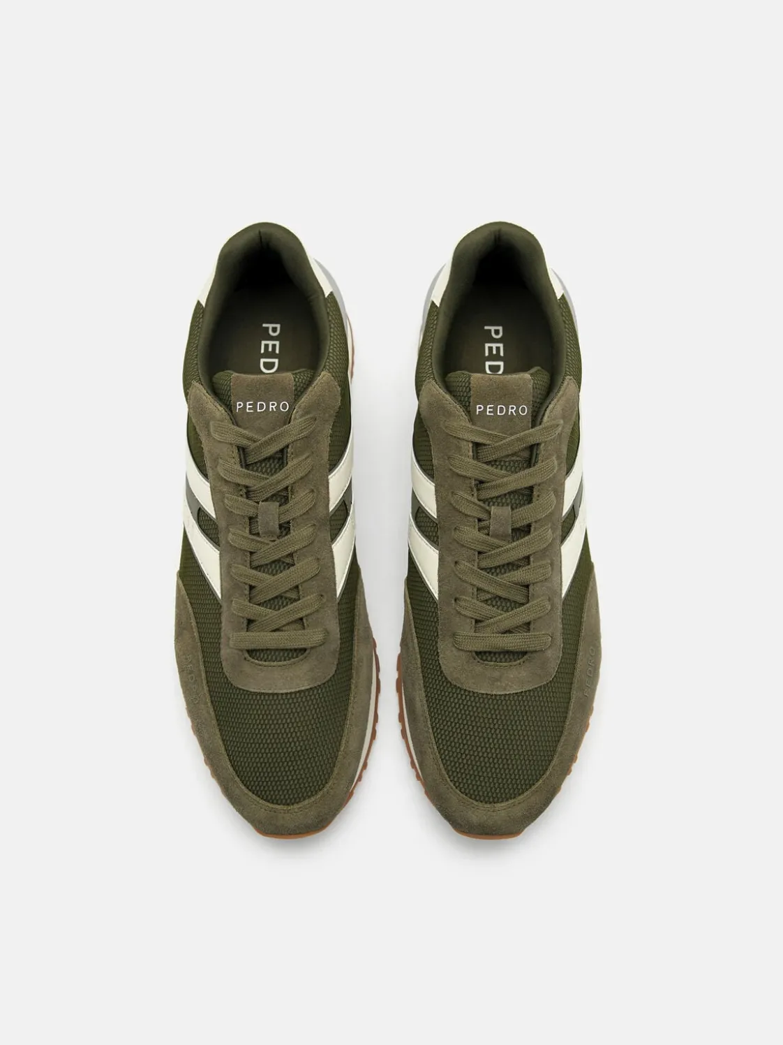 Powell Suede Sneakers - Military Green