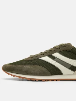 Powell Suede Sneakers - Military Green