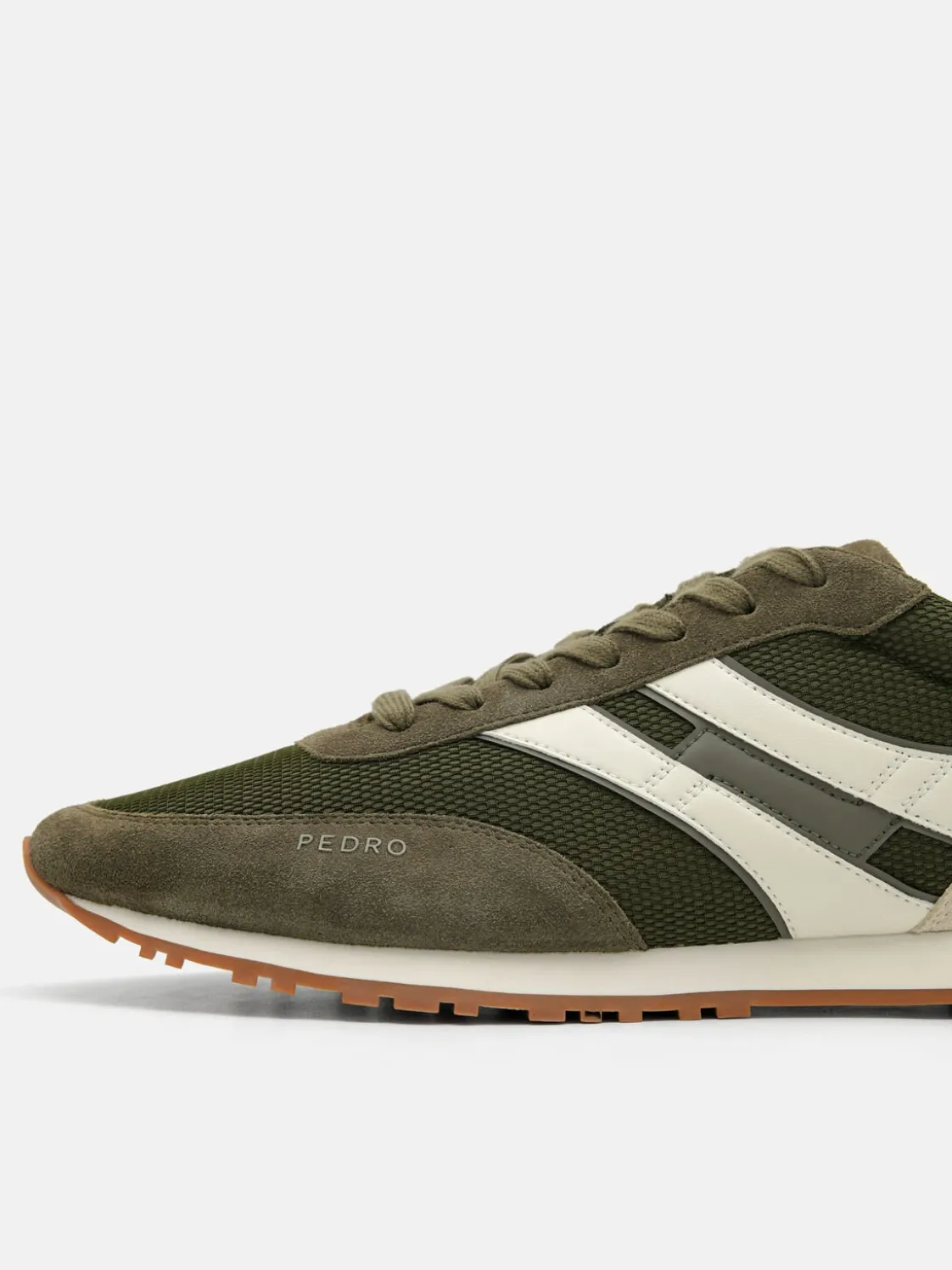 Powell Suede Sneakers - Military Green