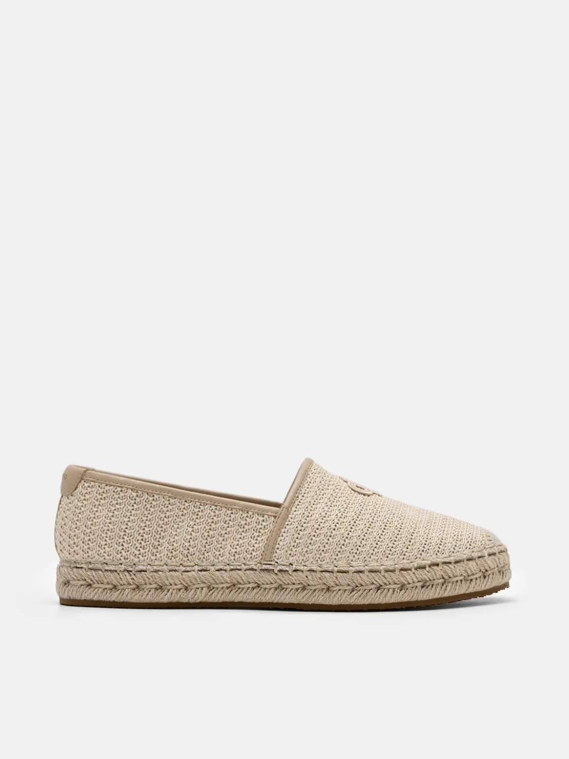 Raffia Loafers - Nude Raffia