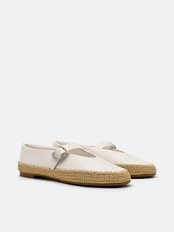 Rell Mary Jane Shoes - Chalk