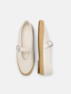 Rell Mary Jane Shoes - Chalk