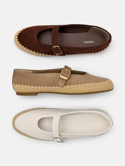 Rell Mary Jane Shoes - Chalk