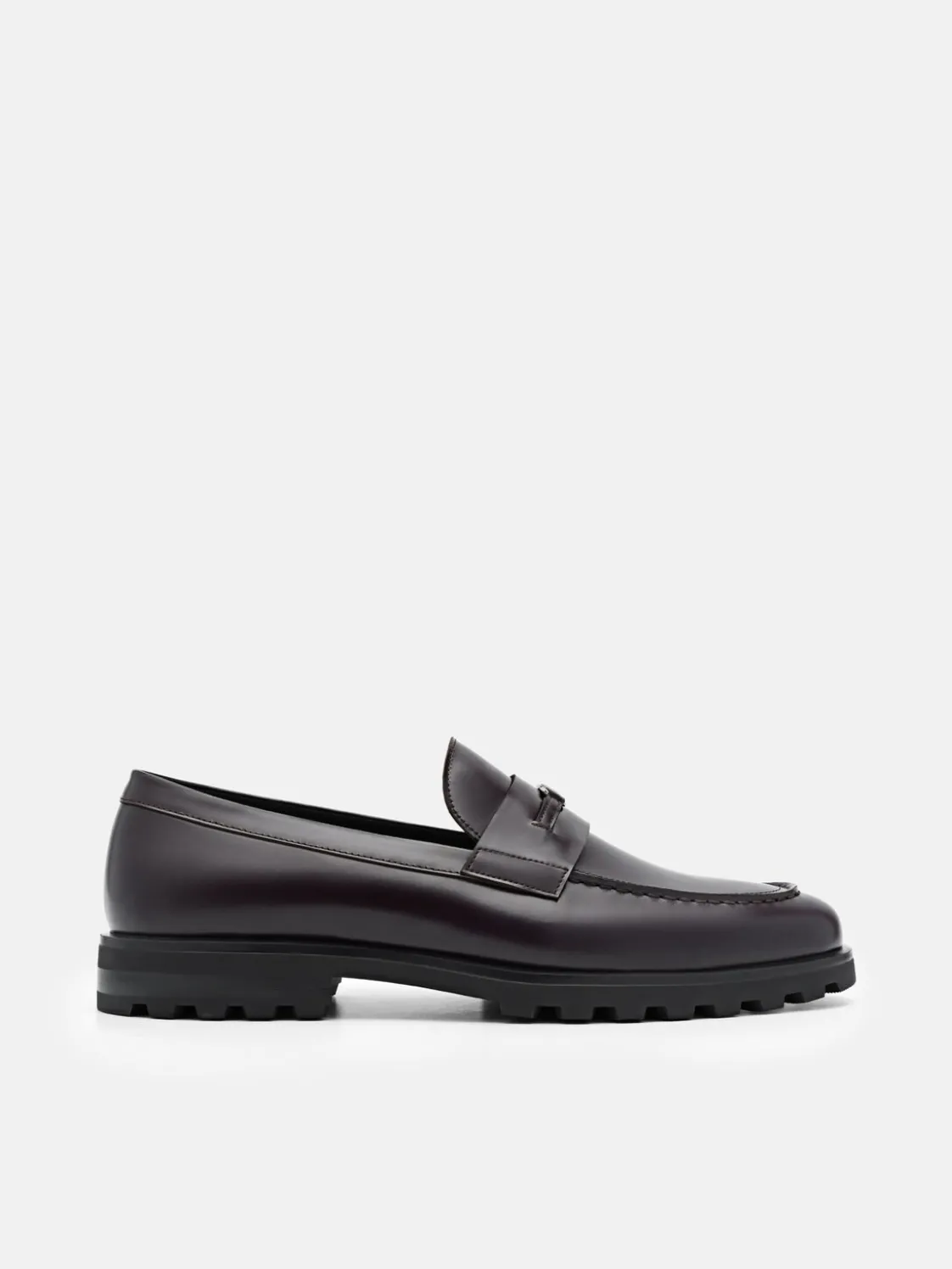 Renly Leather Loafers - Mahogany