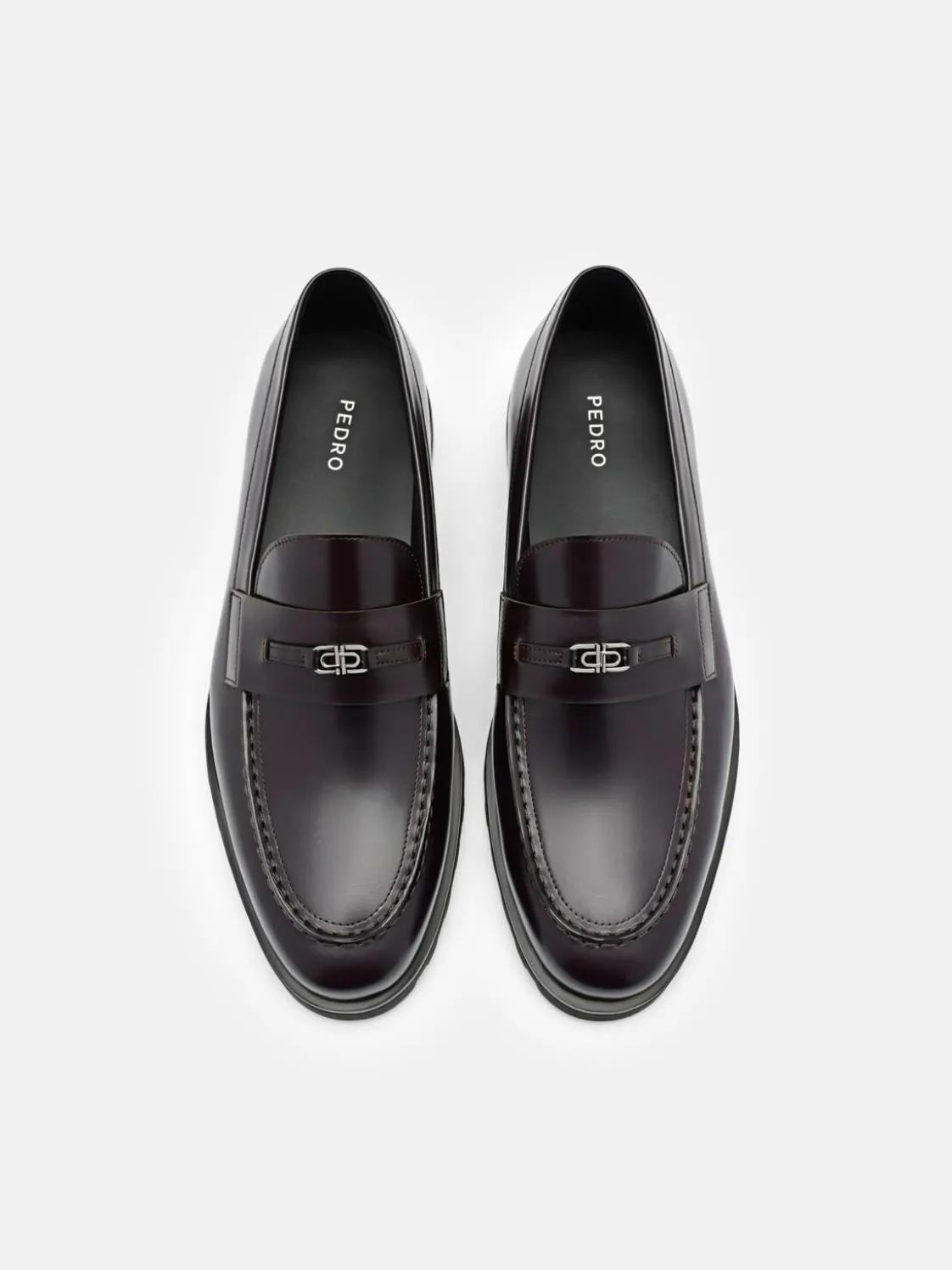 Renly Leather Loafers - Mahogany