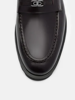 Renly Leather Loafers - Mahogany