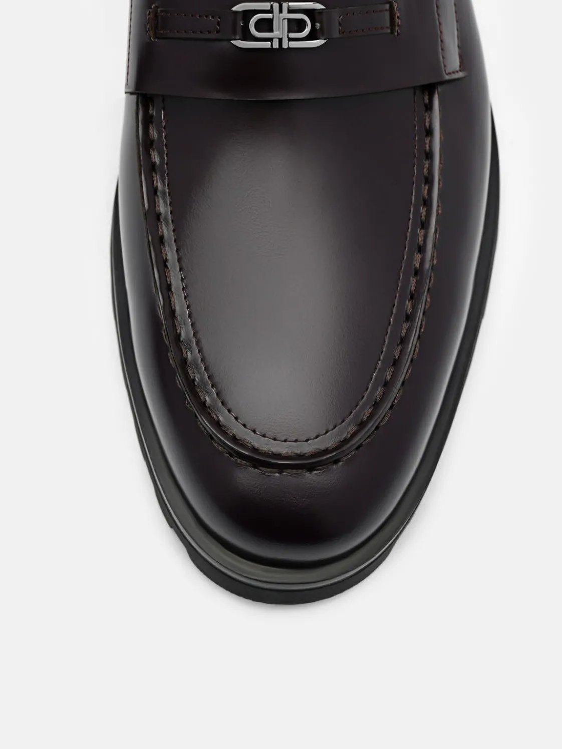 Renly Leather Loafers - Mahogany