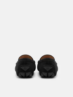 Renly Nubuck Driving Shoes - Black