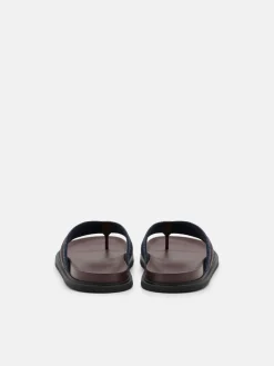 Renly Thong Sandals - Navy Denim