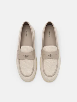Roam Canvas Driving Shoes - Light Taupe Canvas