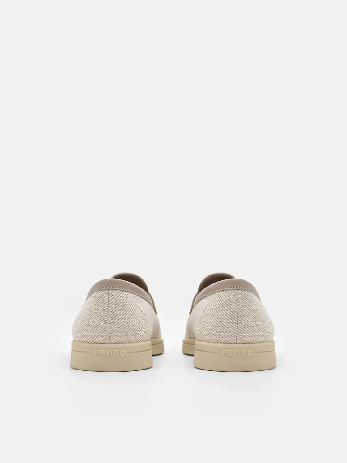 Roam Canvas Driving Shoes - Light Taupe Canvas
