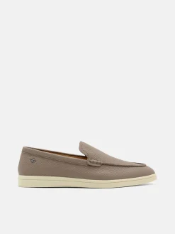 Roam Leather Loafers - Dark Taupe