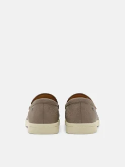 Roam Leather Loafers - Dark Taupe
