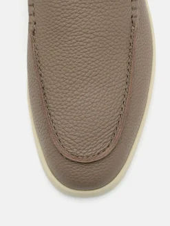 Roam Leather Loafers - Dark Taupe