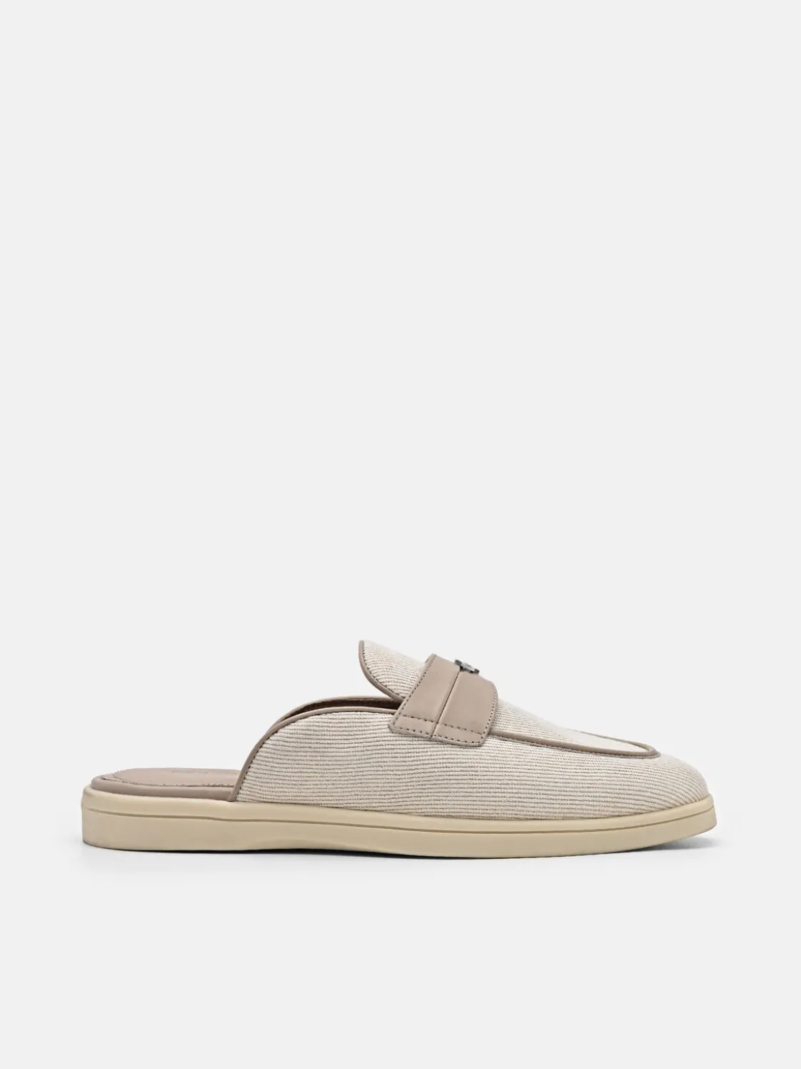 Roam Mules - Light Taupe Canvas