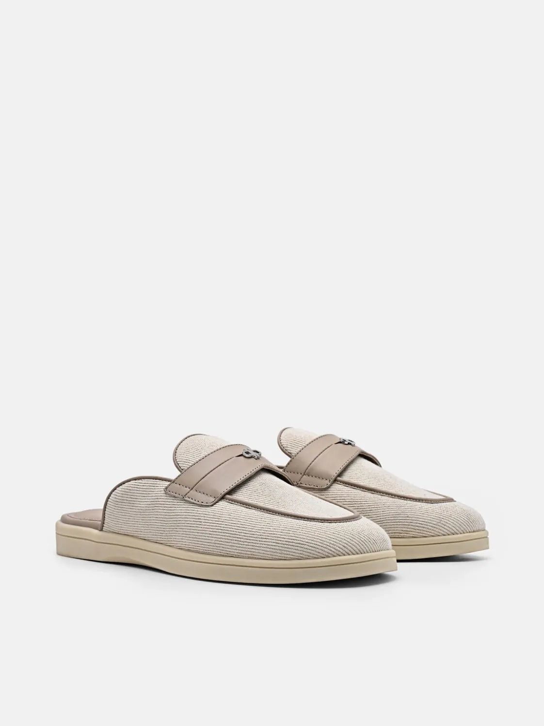 Roam Mules - Light Taupe Canvas