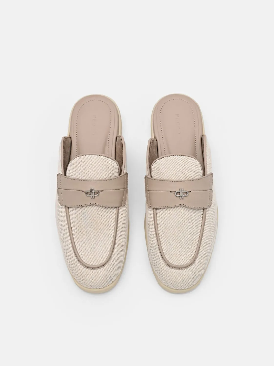 Roam Mules - Light Taupe Canvas