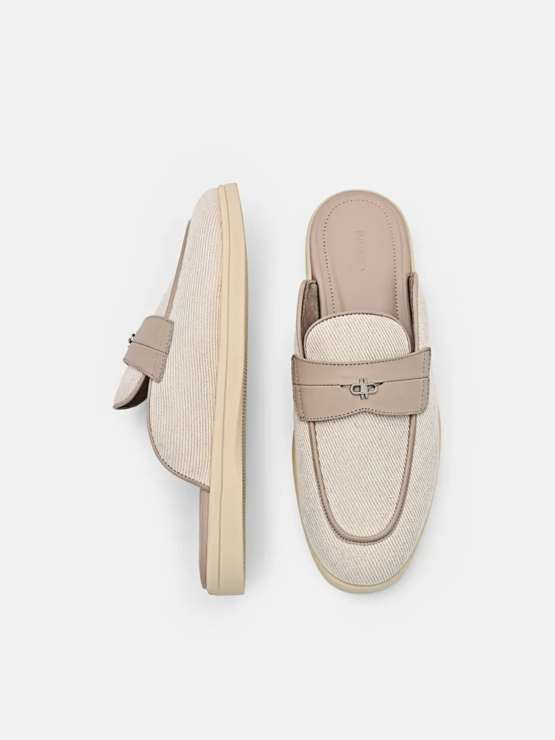 Roam Mules - Light Taupe Canvas