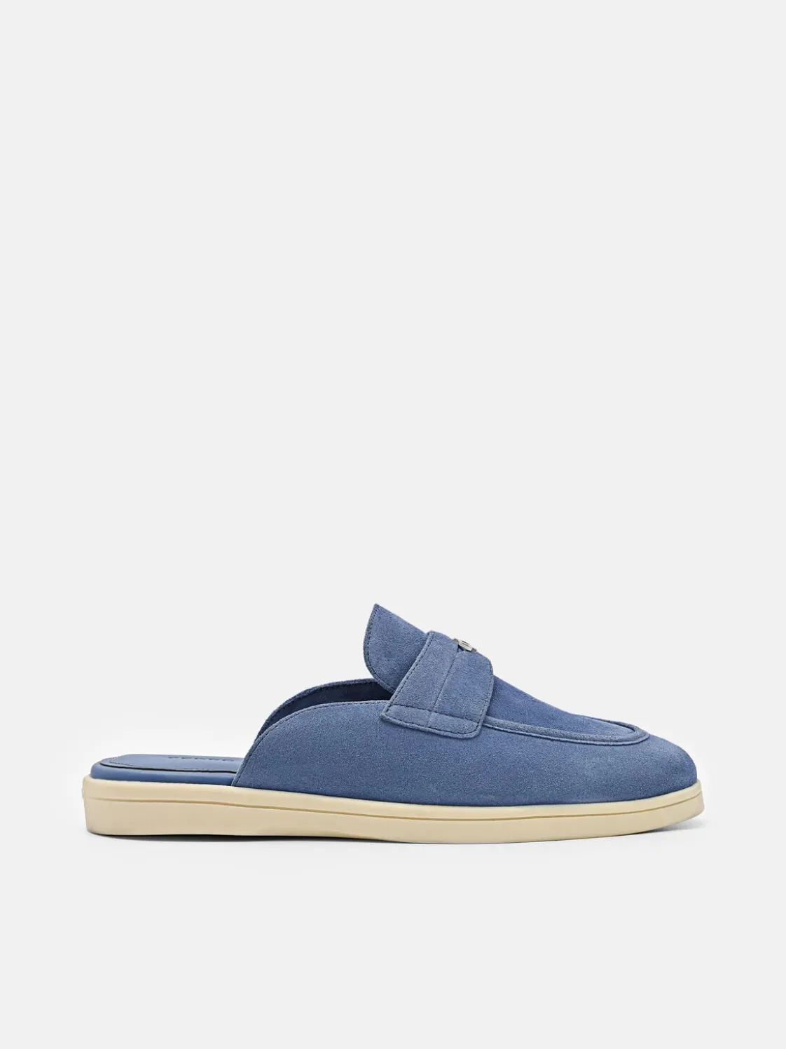 Roam Mules - Slate Blue Suede
