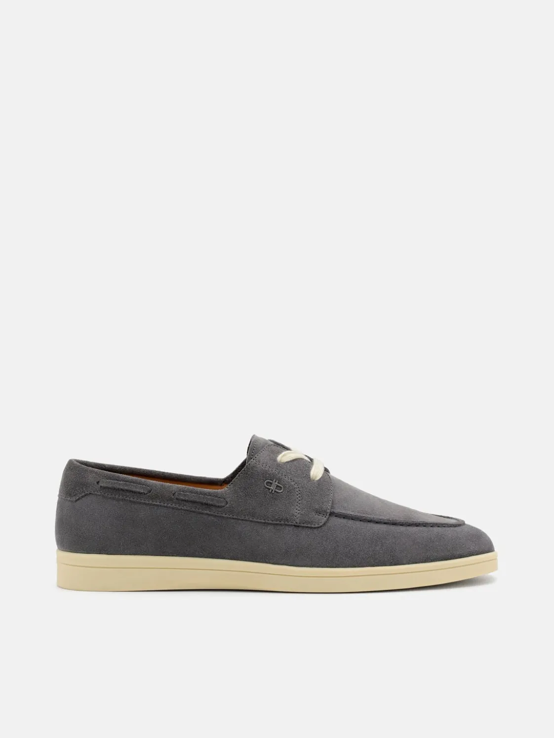 Roam Suede Boat Shoes - Grey